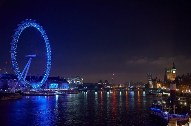 London Eye. by night