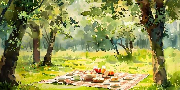 Fulham - Pique-nique dans Fulham Palace