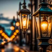  Marche à la lueur des lampadaires à gaz