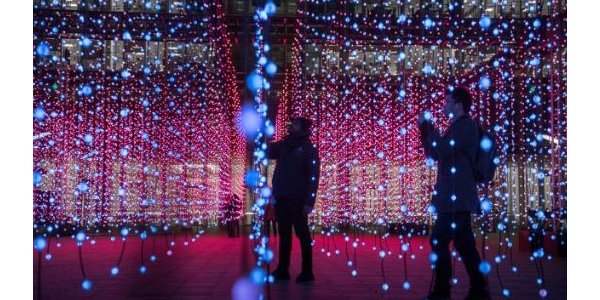 Canary Wharf's Free Winter Lights Festival Returns