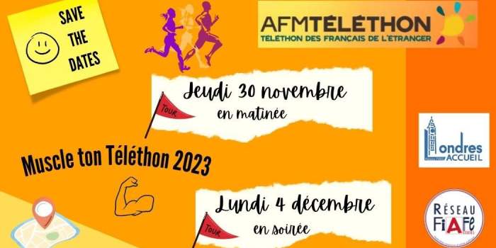 Holland Park- marche pour le Telethon 2023.