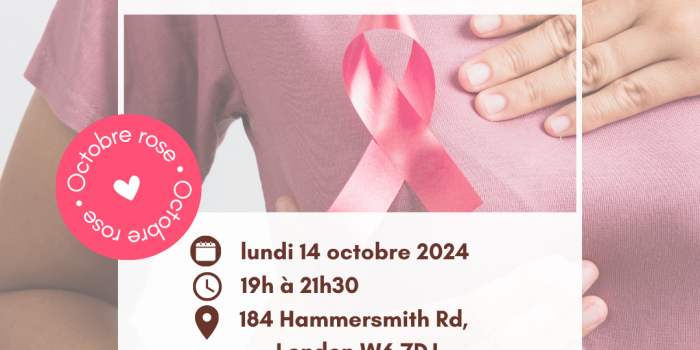 OCTOBRE ROSE - Conférence