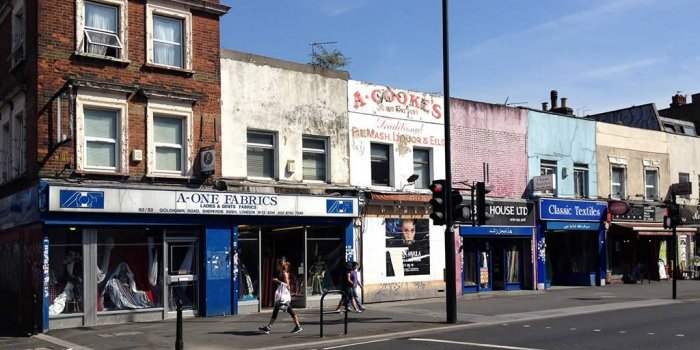 South Kensington - Marché aux tissus sur Goldhawk Road