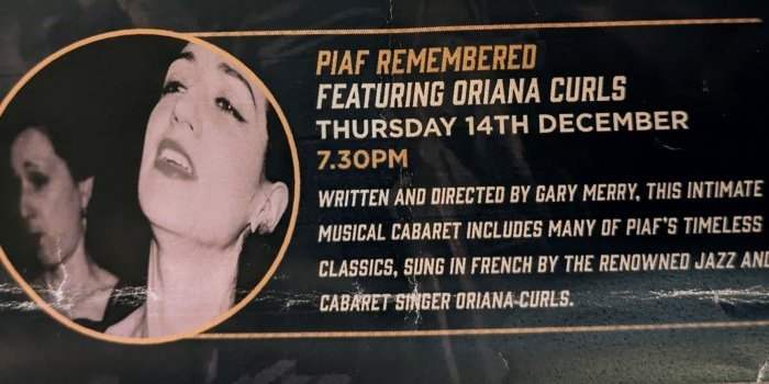 Hammersmith - URGENT : Spectacle Piaf