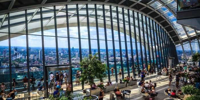 South Ken - Sky Garden avec les conjoints