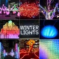 Marylebone & Chelsea : Winter lights à Canary Wharf