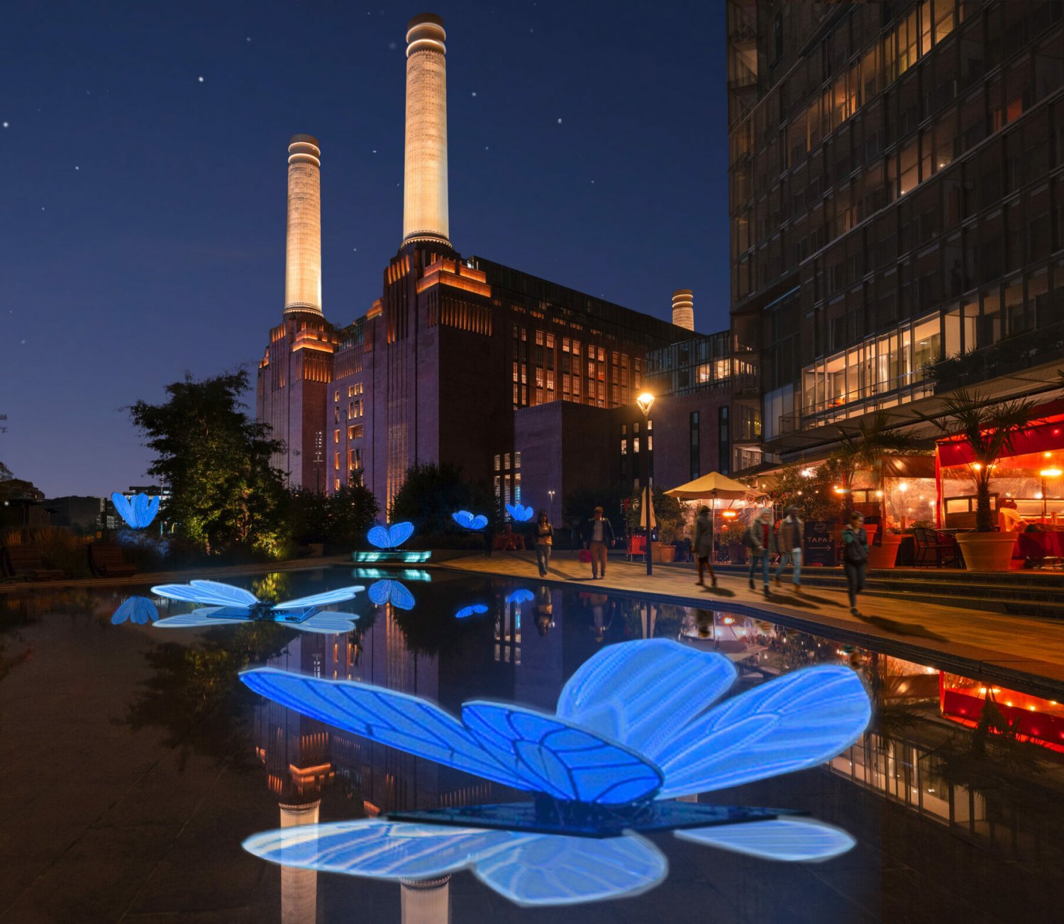 LIGHT FESTIVAL 2024 Battersea Power Station Londres Accueil